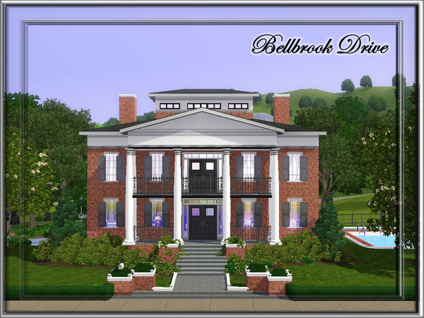 Sims 3 — Bellbrook Drive by JCIssette — This plantation-styled home will be a beautiful addition to your neighborhood