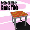 Sims 3 — Retro Simple Dining Table by ggsui — It's a very typical table for your dining room!