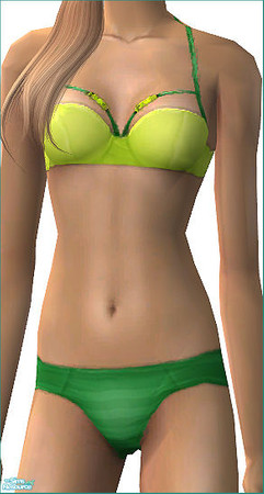 Sims 2 — Cordelia - Lime Green AF by flinn — Adult female!
