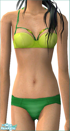 Sims 2 — Cordelia - Lime Green TF by flinn — Teen Female!