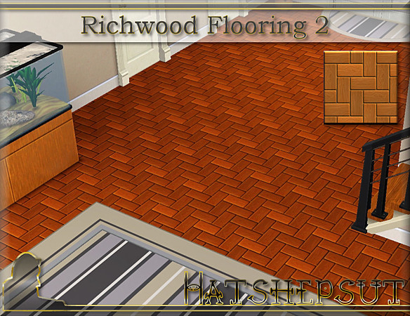 Sims 3 — Richwood Flooring 2 by hatshepsut — Textured wood flooring pattern 