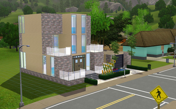 Sims 3 — 99 Landgraab Ave. -Unfurnished- by BOAV — 3 Bedrooms / 2 1/2 Bathrooms. perfect for the large , modern family.
