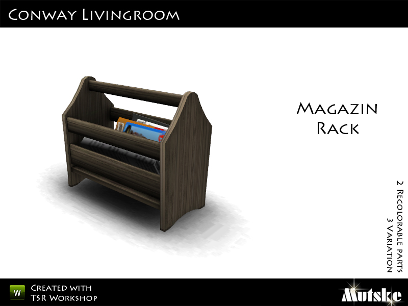 The Sims Resource - Conway Magazine Rack