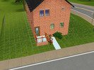 Sims 3 — Red Brick Family Starter Home by duochanfan — This house has three bedrooms, a living room and kichen/dinning