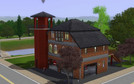 Sims 3 — Firebrigade Riverview by Sandun — Since the population of Riverview is growing, a fire-brigade is reinstallled