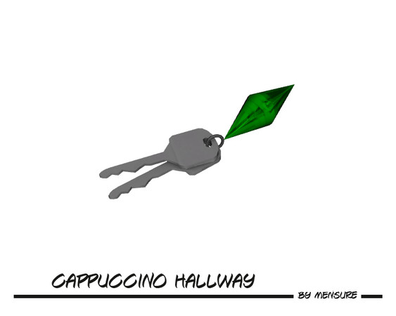 Sims 3 — Cappuccino Hallway Keys by mensure — Cappuccino Hallway Keys by mensure. It isn't recolorable.