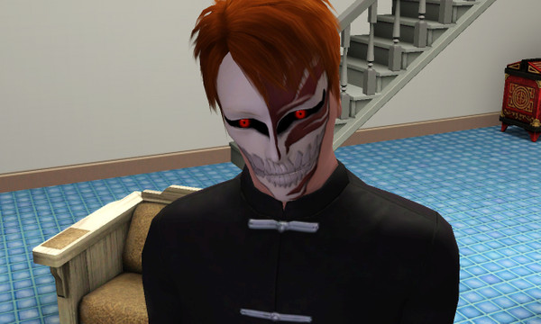 Sims 3 — Ichigo Full Hollow Mask V2.2 by SalemSaibot — Ichigo Full Hollow Mask V2.2, this time around I made it wider