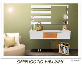Sims 3 — Cappuccino Hallway by mensure — Cappuccino Hallway by mensure. You'll find in this set: Side table (it is