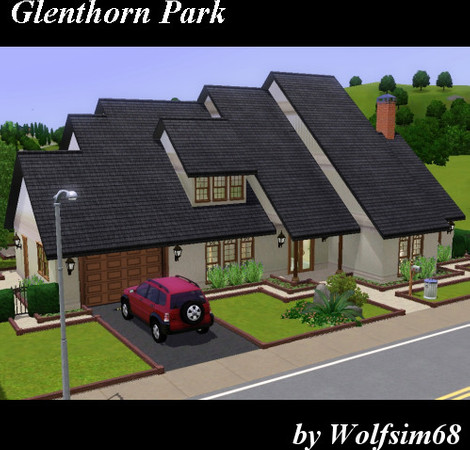 Sims 3 — Glenthorn Park by Wolfsim68 — A fully furnished family home featuring a large Living Room, Dining, Kitchen,