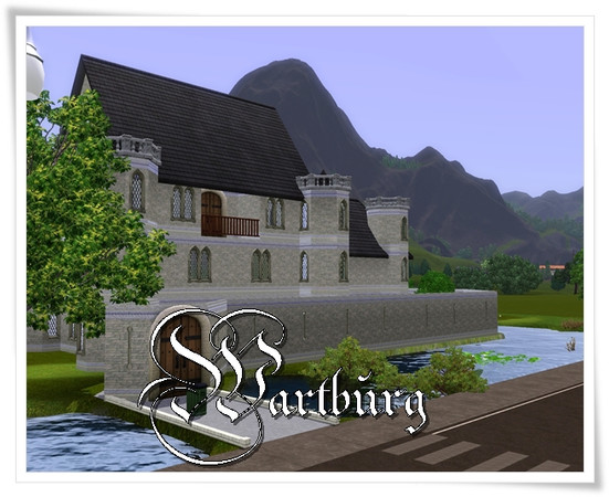 Sims 3 — WartBurg by AnnieBoo — Medieval inspired stronghold. It's not furnished, but maybe later I'll furnish it and