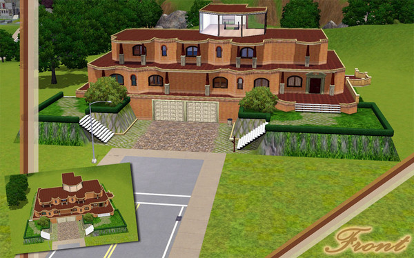 Sims 3 — Ville Dore by oldmember_moniquecha — Ville Dore... For exentrics only, with a basement with a 4 lots parking and