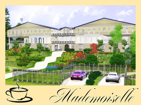 Sims 3 — Mademoiselle by TSR Archive — Gorgeous glamorous Mansion;D For your rich sims!:D This house has three stories:)