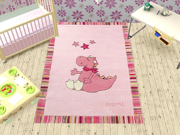 Sims 3 — RugSet_EspritKids02 by CaliDea — Rug DinoGirl
