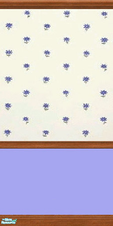 Sims 2 — Blue Daisys 2 by sallyhails — Wallpaper