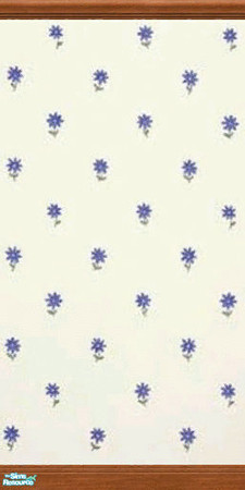 Sims 2 — Blue Daisys by sallyhails — Wallpaper