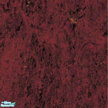 Sims 2 — Burgundy Slate Kitchen Flooring by sallyhails — Stone Floor