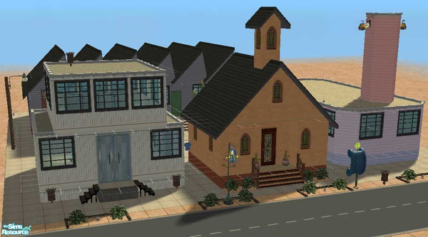 Sims 2 — 88 Road to Nowhere Replacement by Opallise4 — This is a redone version of the original "88 Road to