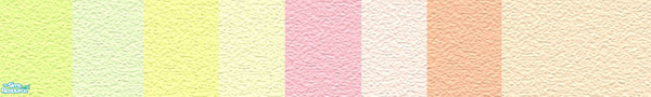 Sims 2 — Shades of Melon #1  by jasysboo — Textured walls no trim, painted in shades of melon. Use all shades for fruit