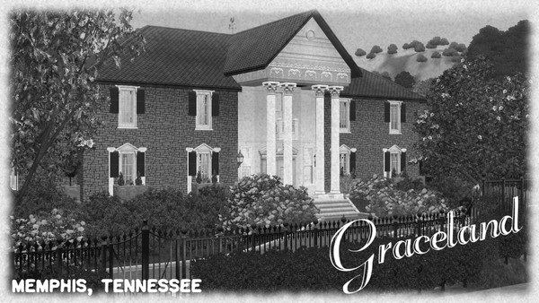 Sims 3 — Graceland by sbrizolone — Graceland (Memphis, TN) was home to Elvis Presley for 20 years, from 1957 to 1977,