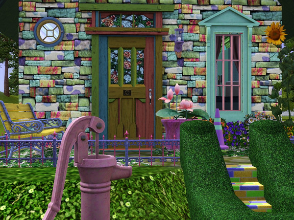 Sims 3 —  by IceCreamQueen — This cottage is designed for those 'crazy' Sims, who just want things in life to be a lot