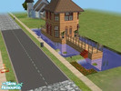 Sims 2 — Log Cabin on Lake by willsmom2005 — I based this off of a house that I saw while I was living in Pennsylvania.