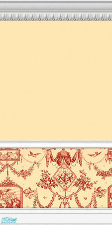 Sims 2 — Nissa Wall Collection - #01 by paintedladysims — 1 of 10 wall designs in the collection.