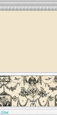 Sims 2 — Nissa Wall Collection - #09 by paintedladysims — 9 of 10 wall designs in the collection.