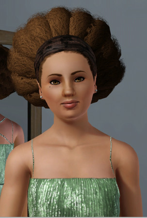 Sims 3 — Clara Cortez by summerdays — Clara Cortez Sarah Jessica Parker dress by Glamurita84: Sarah Jessica Parker by