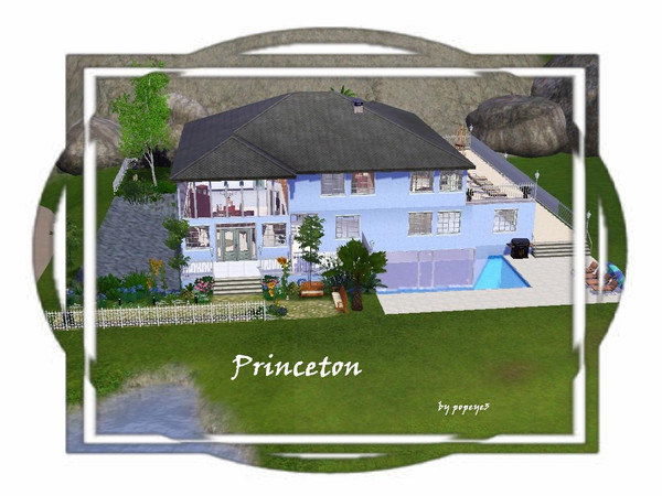 Sims 3 — Princeton Villa by popeye3 — This is a huge mansion I made last year, I played it with my sims for quite a