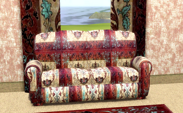 Sims 3 — COSY LIVING LOVESEAT 2 by abuk0 — COSY LIVING LOVESEAT 2