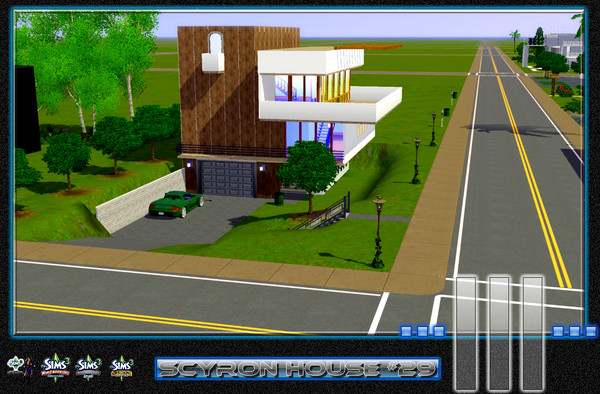 Sims 3 — SP House #29 by _Sanel_ — Made by Sanel Krupic (Scyron Projects 2009-2010) present house with - 1 balcony,1