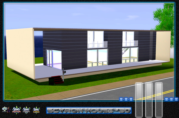 Sims 3 — Scyron House #30 by _Sanel_ — Made by Sanel Krupic (Scyron Projects 2009-2010) present house with - 1 terace,1