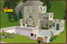 Sims 3 — grks  Hellenic Home 2 by greeksim — A Greek type of lot build in different levels... Bedrooms on the top floor