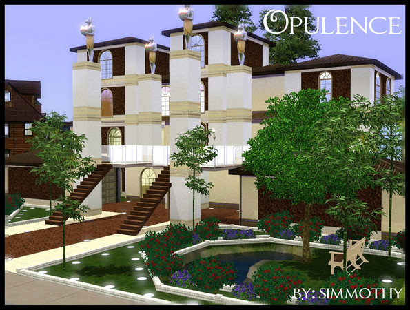 Sims 3 — Opulence by simmothy — Luxury home just waiting for that special Sim to move in. Don't lift a finger. Let the
