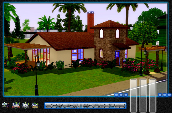 Sims 3 — Scyron House #25  by _Sanel_ — Made by Sanel Krupic (Scyron Projects 2009-2010) presents house with - 1 living