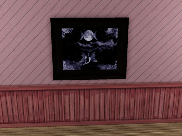 Sims 3 — Black and White Moon Fairy by SweetTrinity — Black and White Moon Fairy created by Lady_Trinity