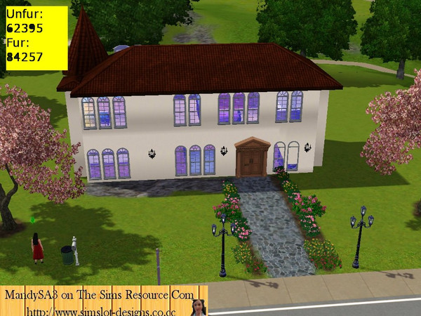 Sims 3 — Cherry Tree Estate by MandySA3 — Cherry Tree Estate is a beautiful old home with a few modern furnishings. It is