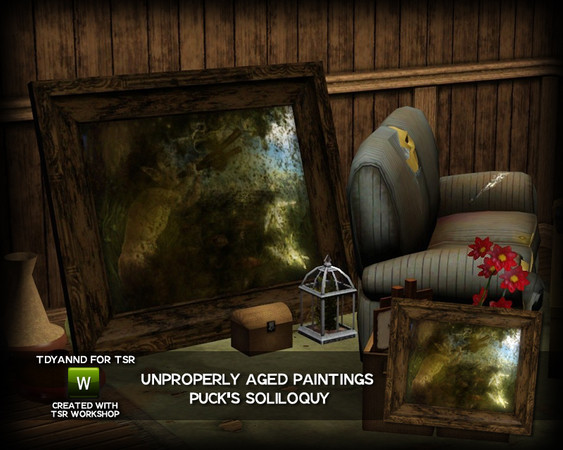 Sims 3 — Unproperly Aged Paintings - Puck's Soliloquy by tdyannd — 