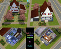 Sims 3 — Red White & Blue Bungalow by Hudine — This quaint little house is good for the starting family with two