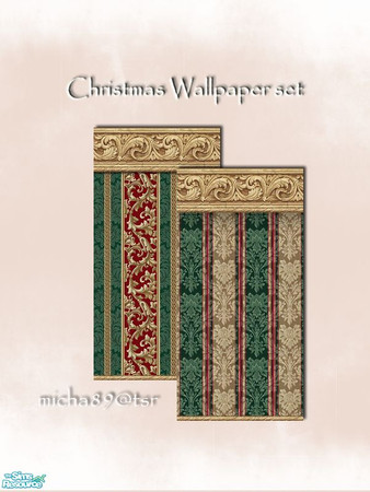 Sims 2 — Christmas Wallpapers by micha89 — although Christmas is far from now & these wallpapers aren\'t particulary