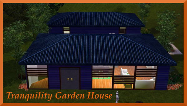 Sims 3 — Tranquility Garden House by tilda11 — If your sim is an aspiring zen master, then this house is perfect!