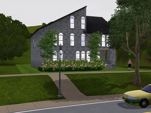 Sims 3 — House Squared by kspeidel — Modern, open-floor plan ready for buyer to add personal touches! Perfect for the