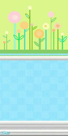 Sims 2 — SpringFlower 2 by The_Unicorn — With Spring in the air, here are some Spring-Walls... You can use my