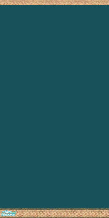 Sims 2 —  Teal Jewel by darci321 — A good basic companion wall to the Medallion set