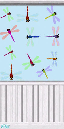 Sims 2 — Blue Dragonflys by sallyhails — Paint