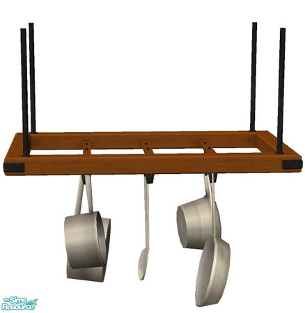 Sims 2 — Sunflower Kitchen - Pot Rack by RhondaBlonda — 