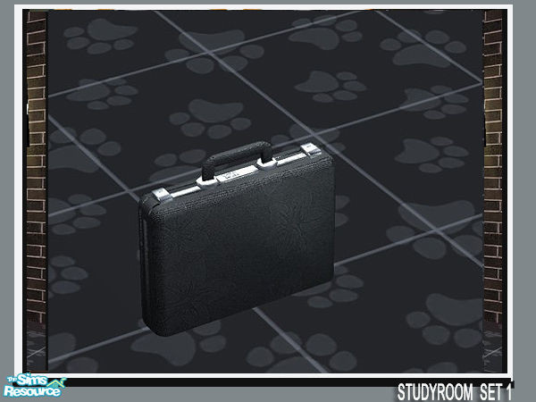 Sims 2 — Studyroom set 1 - suitcase by huabanzhu — 