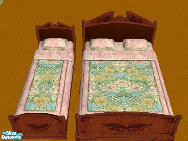 Sims 2 — Soft Pink bedding by Vampire Flame — Pretty bedding for your sims to sink their weary bodies into. Enjoy!