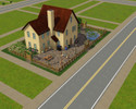 Sims 3 — Faire Foke House by Hudine — This charming dwelling has a Faire Tail charm. It has a kitchen, living room, 1