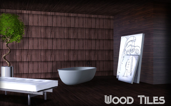 Sims 3 — Wood Tiles by TSR Archive — Pattern made by Pralinesims for TSR